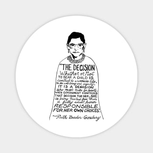 Ruth Bader Ginsburg Magnet